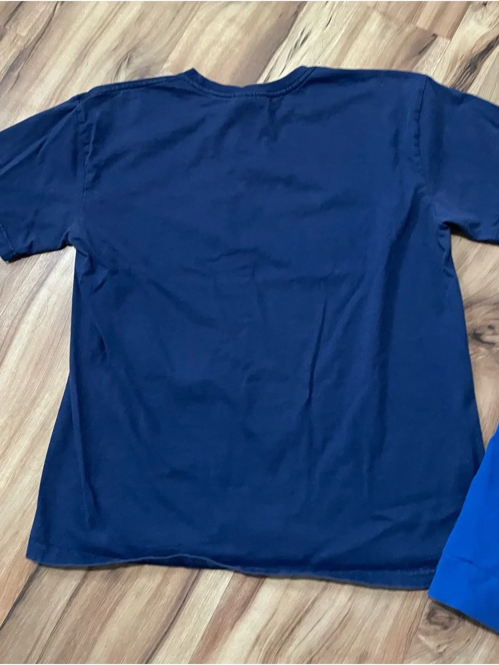 Girls Nike Blue Shirts Bundle (Short sleeve tee & polo) Sz L 12/14 90s Golf Prep